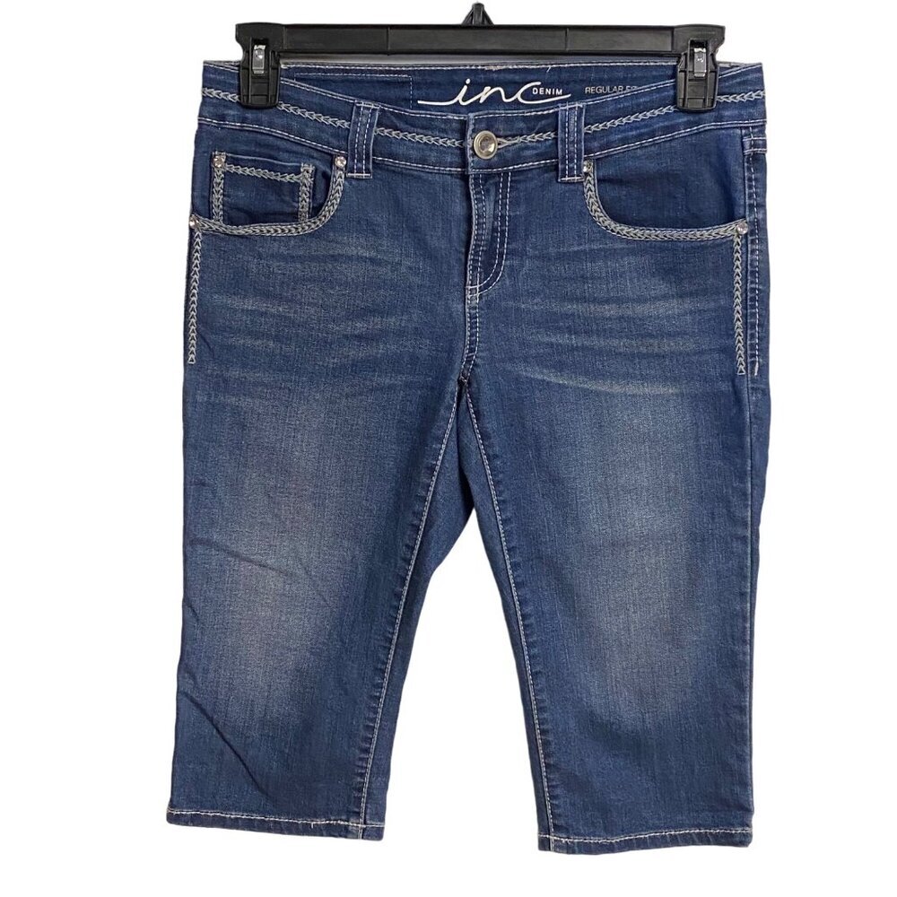 INC INTERNATIONAL CONCEPT DENIM‎ CAPRI JEANS 6P